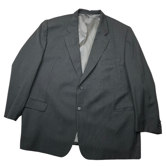Jack Victor Gray Pinstripe Blazer